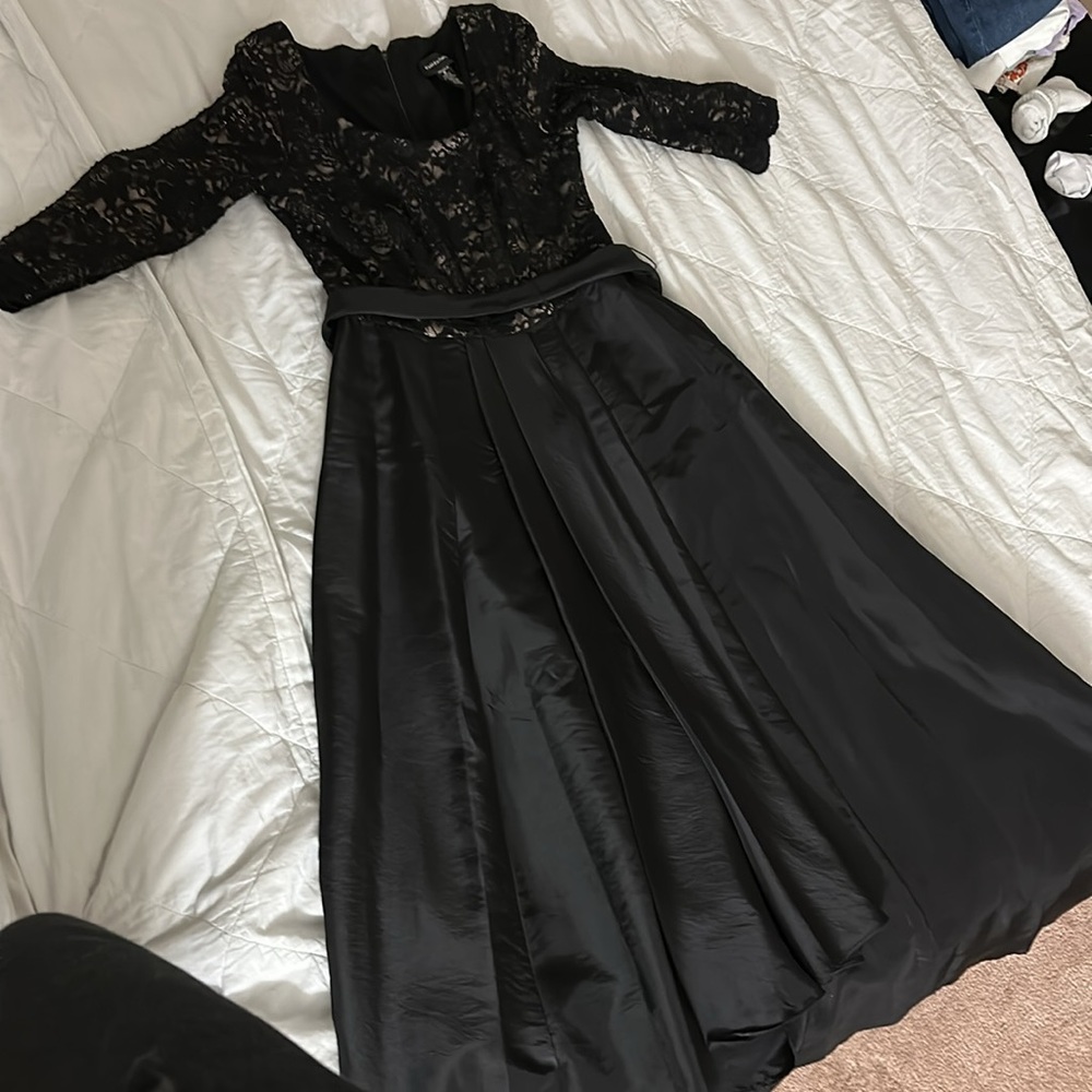 R&M Richards Black Lace Dress